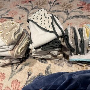 Baby bath towels and wash cloths